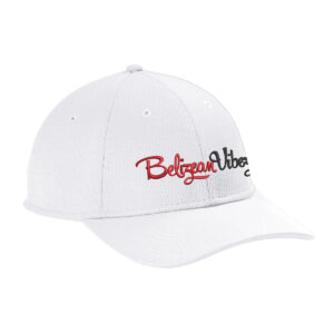 BelizeanVibez New Era® Performance Dash Adjustable Cap White
